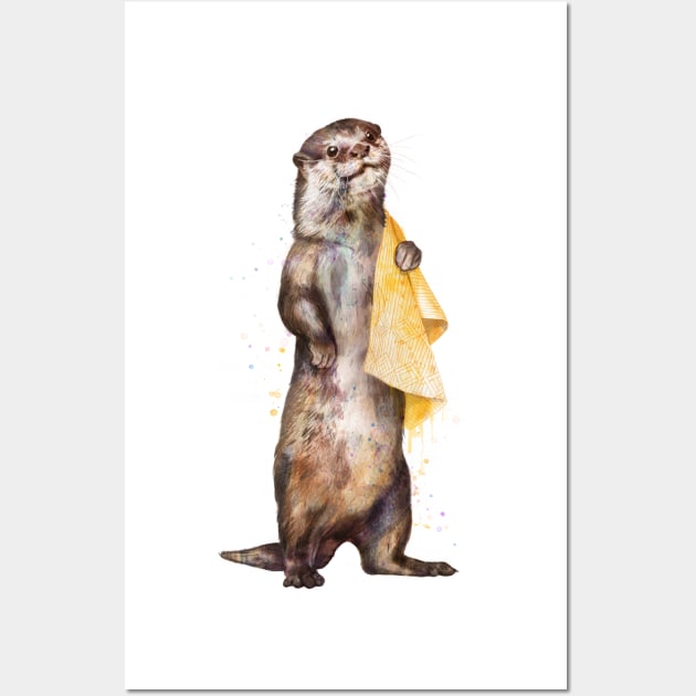 Otter Wall Art by LauraGraves